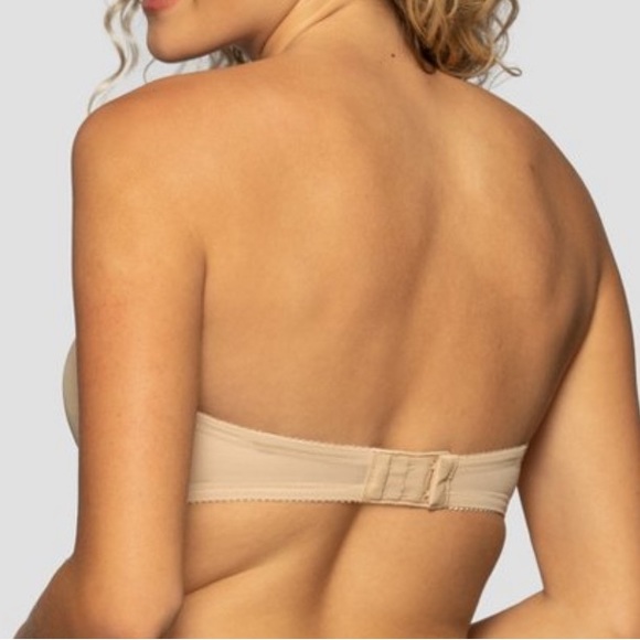 VANITY FAIR tan multiway strapless underwire push up padded bra style 2111121 - Picture 5 of 5